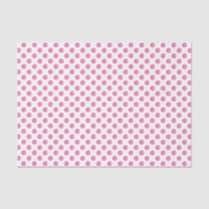 Aquarellpinke Polka-Punkte-Design Seidenpapier