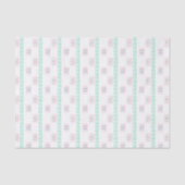 Aquarellpinke und grüner Mahjong Seidenpapier (Vorderseite)