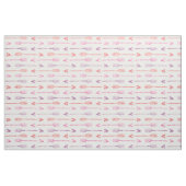 Aquarellpinke und orangefarbene Pfeile Stoff (Fat Quarter (45,7 x 55,9 cm))