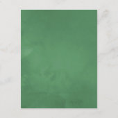 Aquarellpinken Poppies für Hochzeitgäste Details Begleitkarte (Rückseite)