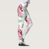 Aquarellpinkerbäume Leggings (Rechts)