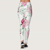 Aquarellpinkerbäume Leggings (Rückseite)