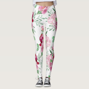 Aquarellpinkerbäume Leggings