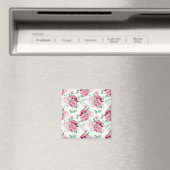 Aquarellpinkerbäume Magnet (In Situ (Geschirrspüler))