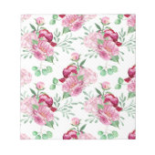 Aquarellpinkerbäume Notizblock (Vorderseite)