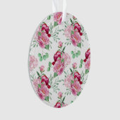 Aquarellpinkerbäume Ornament (Vorderseite)