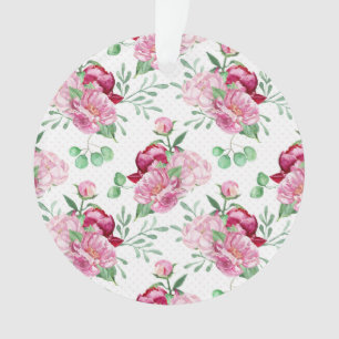 Aquarellpinkerbäume Ornament