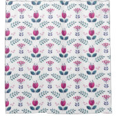 Aquarellpinsel Duschvorhang (Vorderseite)