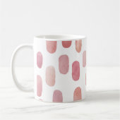 Aquarellpinsel. Modernes, einfaches niedliches Mus Kaffeetasse (Links)
