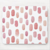 Aquarellpinsel. Modernes, einfaches niedliches Mus Mousepad (Vorne)