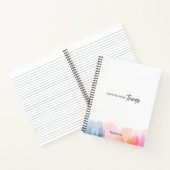 Aquarellpinsel Schlaganfälle Multifarben-Notebook Notizblock (Innenseite)