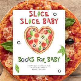 Aquarellpizza Babydusche - Bücher für das Baby Poster