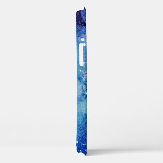 Aquarellplatz Art: Night Sky Trees Case-Mate iPhone Hülle (Rückseite / Rechts)