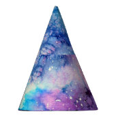 Aquarellplatz Art: Night Sky Trees Partyhütchen (Rechts)