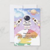 Aquarellplatz Kleine Explorer Kinderdusche Dankeskarte (Vorderseite)