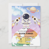 Aquarellplatz Kleine Explorer Kinderdusche Einladung (Vorderseite)