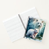 Aquarellpolare Notizblock (Innenseite)