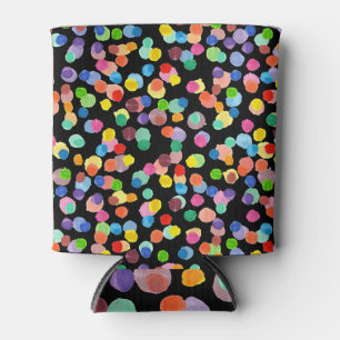 Aquarellpolka Dot, Osterhintergrund. Dosenkühler