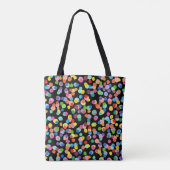 Aquarellpolka Dot, Osterhintergrund. Tasche (Rückseite)