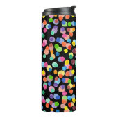 Aquarellpolka Dot, Osterhintergrund. Thermosbecher (Nach links gedreht)