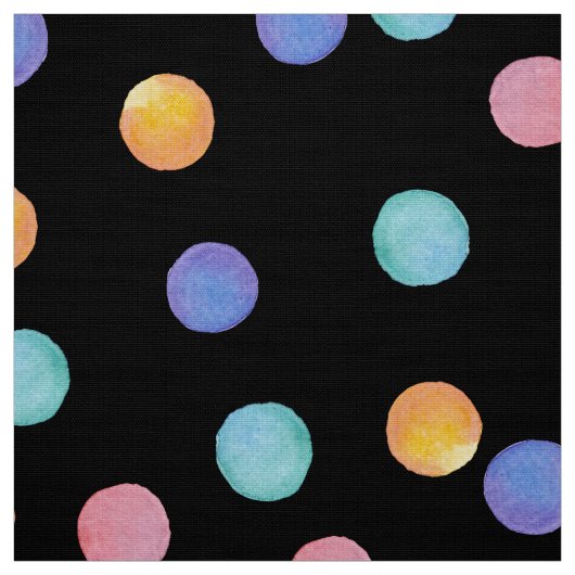 Aquarellpolka-Punkte Stoff (Muster)