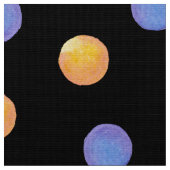 Aquarellpolka-Punkte Stoff (Nahaufnahme)