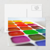 Aquarellpostkarte Postkarte (Vorne/Hinten)