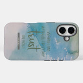 Aquarellpsalm 56:3 Case-Mate iPhone hülle (Rückseite (Horizontal))