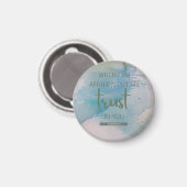 Aquarellpsalm 56:3 magnet (Vorderseite/Rückseite)