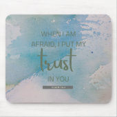 Aquarellpsalm 56:3 mousepad (Vorne)