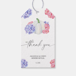 Aquarellpumkin Danke für die Gender-Enthüllung Geschenkanhänger