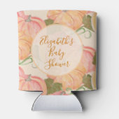 Aquarellpumpen Individuelle Name Gastgeschenk Dosenkühler (Rückseite)