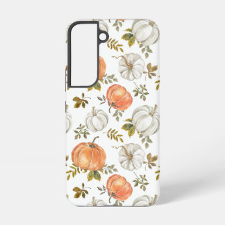 Aquarellpumpen und Blattmuster Samsung Galaxy Hülle