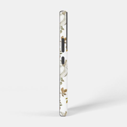 Aquarellpumpen und Blattmuster Samsung Galaxy Hülle (Rechte Seite)