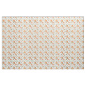 Aquarellpumpen und Blattmuster Stoff (Yard (91,4 cm))