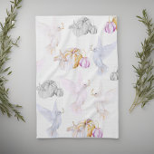 Aquarellpumpen und Weißtauben-Erntedank Geschirrtuch