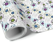 Aquarellpunkte Geschenkpapier (Rolleneckpunkt)