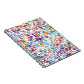 Aquarellpunkte Notizblock (Rechte Seite)