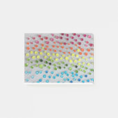 Aquarellpunkte Post-it Klebezettel (Vorderseite)