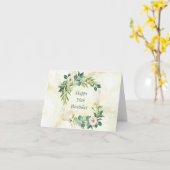 Aquarellrahmen für Aquarellfarben-Blume Karte (Gelbe Blume)