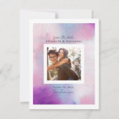 Aquarellrahmen Save The Date (Vorderseite)