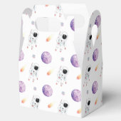Aquarellraum Galaxy Astronaut Geburtstag Geschenkschachtel (Geöffnet)