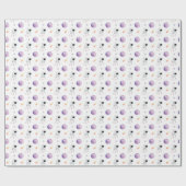 Aquarellraum Galaxy Astronaut Geschenkpapier (Flach)