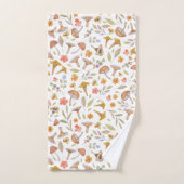 Aquarellräume und Blume Badhandtuch Set (Handtuch)