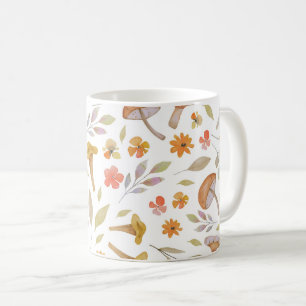 Aquarellräume und Blume Kaffeetasse
