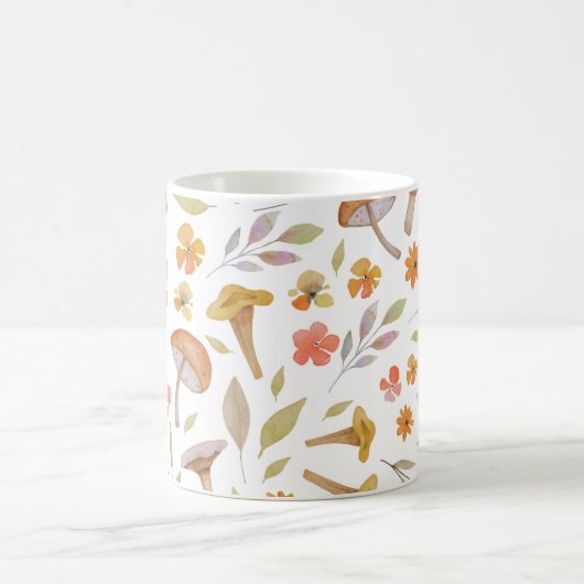 Aquarellräume und Blume Kaffeetasse (Mittel)