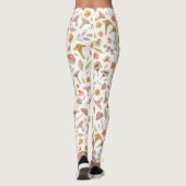 Aquarellräume und Blume Leggings (Rückseite)