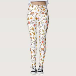 Aquarellräume und Blume Leggings