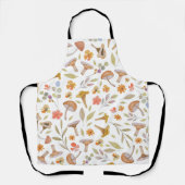 Aquarellräume und Blume Schürze (Vorderseite)