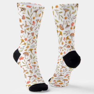 Aquarellräume und Blume Socken